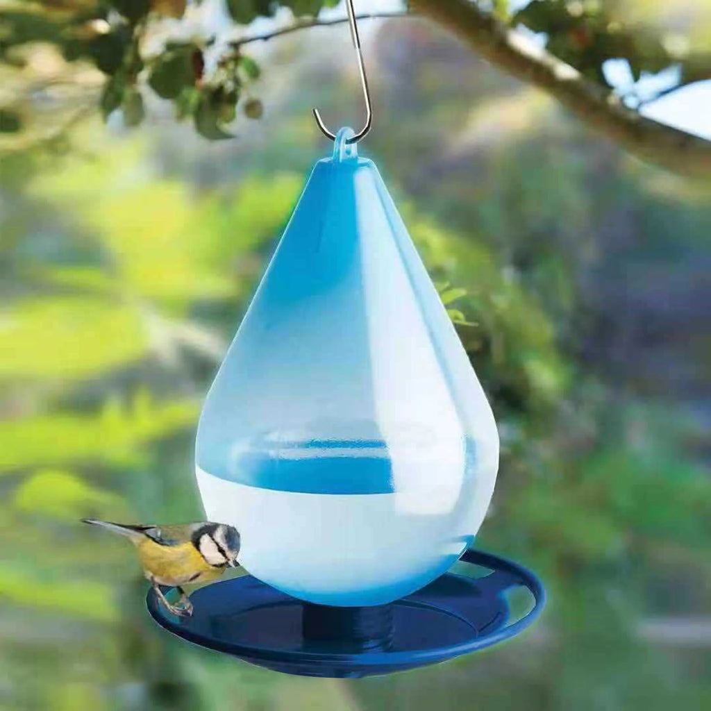 Bird Waterer Birds Water Feeder Droplet Bird Waterer Hanging Wild Birds Water Feeder for Outdoor Garden Wild Birds Water Feeder